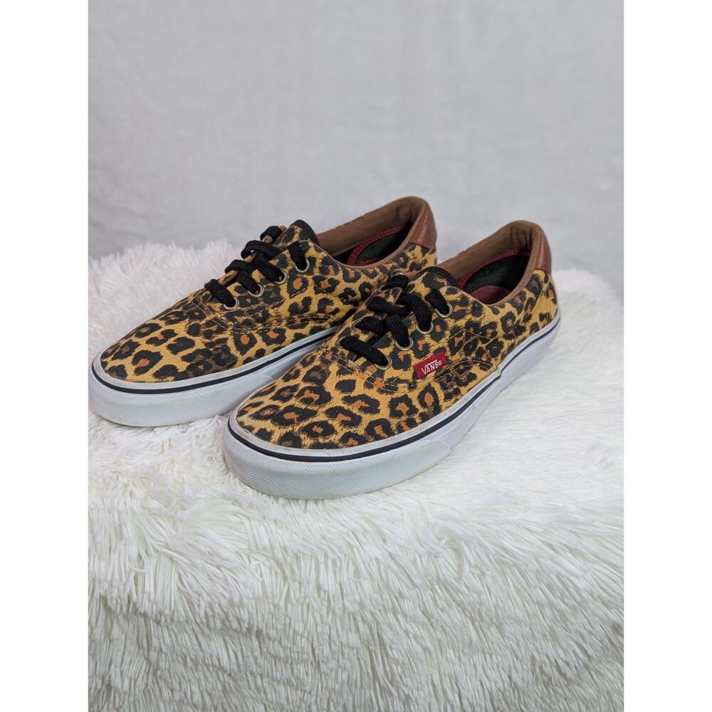 Vans Era Leopard Print Canvas Sneakers